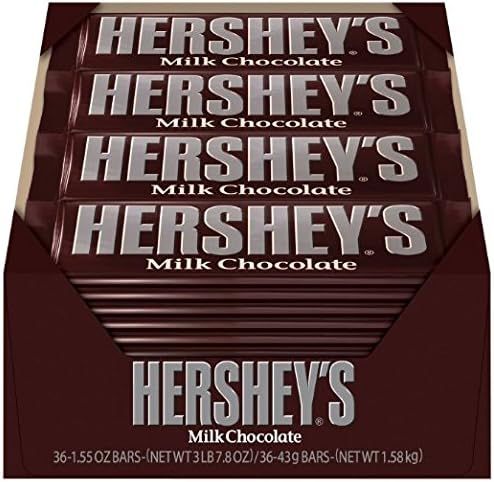 Hershey's 36ct. Plus 1 Bonus Bar (37 Bars Total) | Amazon (US)