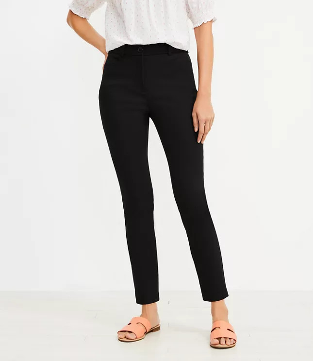 Petite Curvy Sutton Skinny Pants | LOFT
