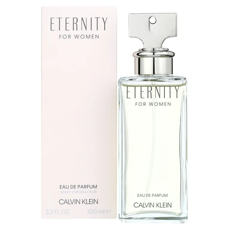 Calvin Klein Eternity Eau De Parfum, 3.4oz, for Women, Scent Floral, 1 Count | Walmart (US)