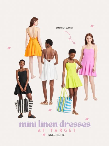 the perfect mini linen dress for summer at target! Comes in 5 color options  

#LTKStyleTip #LTKFamily #LTKFindsUnder50