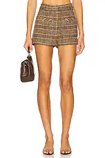 Central Park West Billie Micro Short in Plaid from Revolve.com | Revolve Clothing (Global)