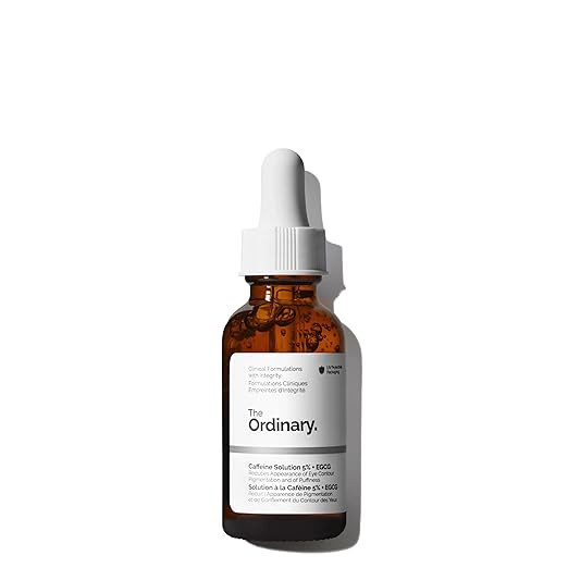 The Ordinary Caffeine Solution 5% + EGCG, Depuffing Eye Serum for Dark Circles and Tired Eyes | Amazon (US)
