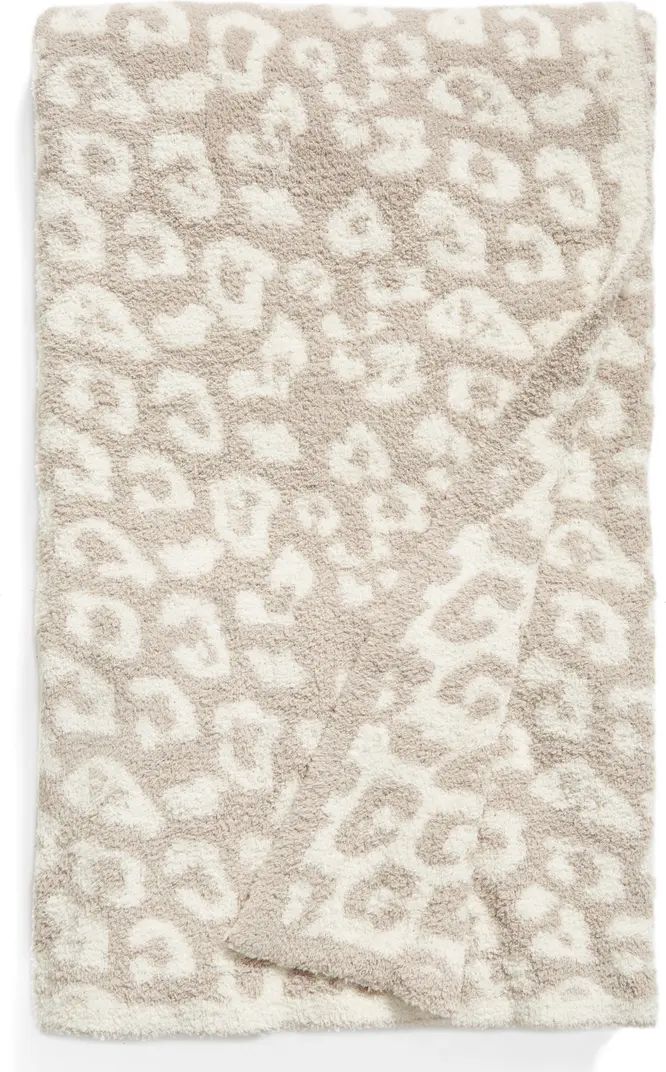 Barefoot Dreams(R) In the Wild Throw Blanket in Charcoal-Black at Nordstrom | Nordstrom