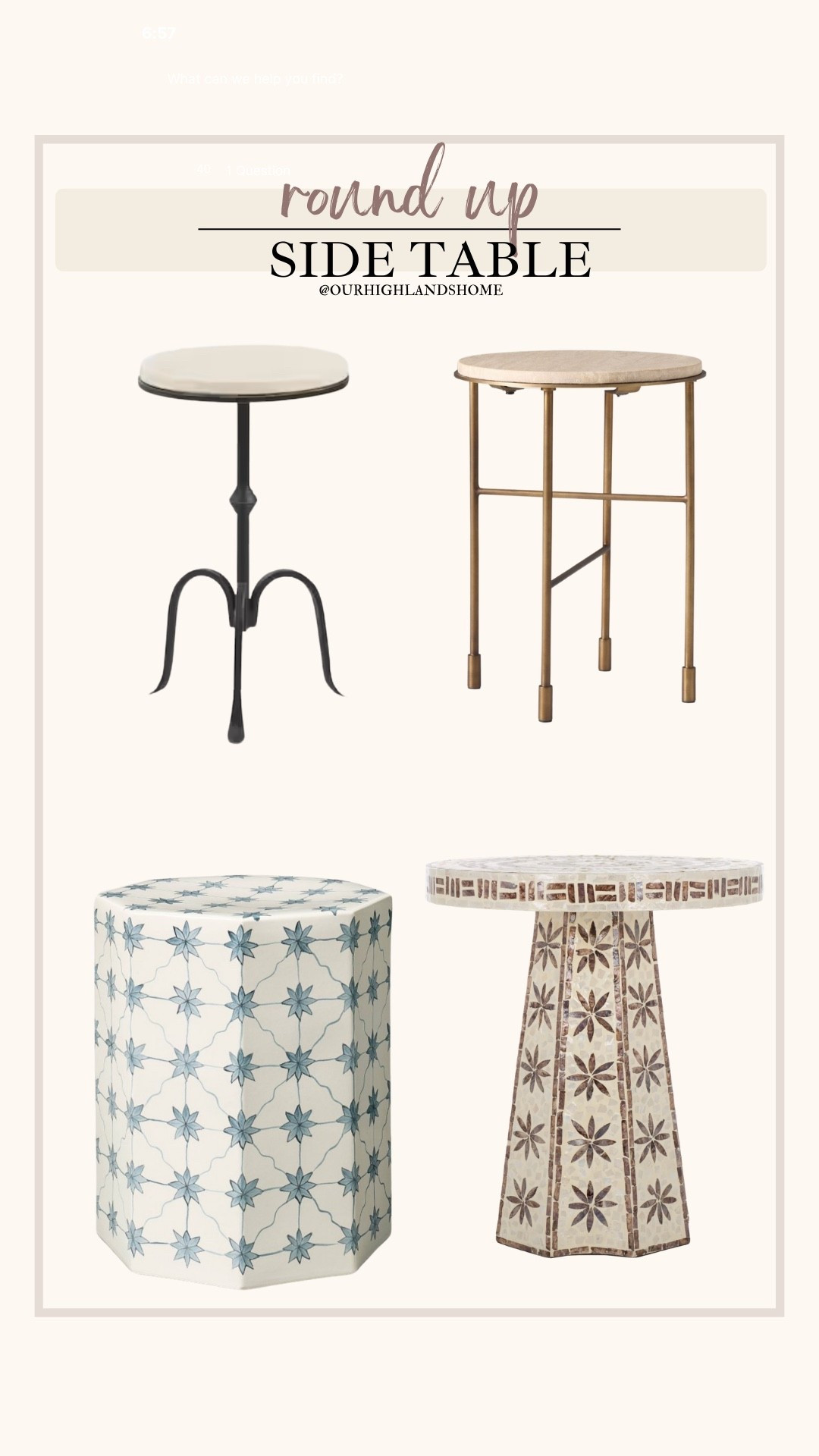 side tables - summer vibes, elegant and practical 

#LTKSaleAlert #LTKSeasonal #LTKHome