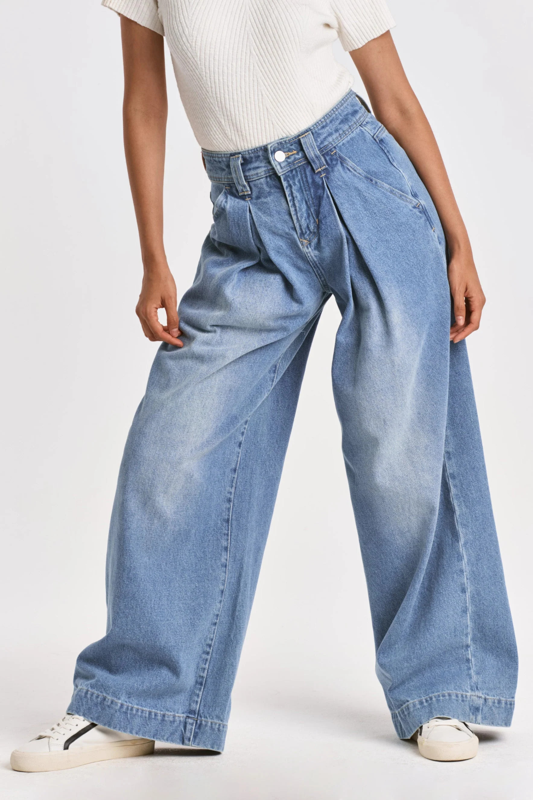 LANEE WIDE LEG JEAN MUJO | Dear John Denim