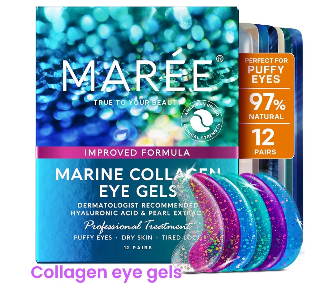 Under Eye Patches for Puffy Eyes and Dark Circles with Natural Marine Collagen & Hyaluronic Acid - Anti-Aging Masks for Face to Soothe Puffiness

#LTKStyleTip #LTKGiftGuide #LTKSaleAlert