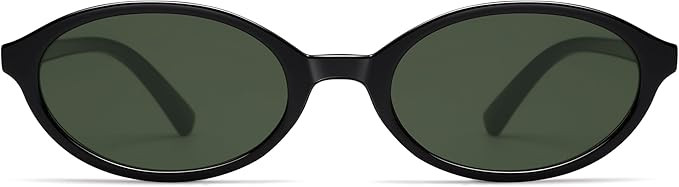 Retro Oval Sunglasses for Women Men Small 90s Trendy Vintage Fashion Trendy Funny Sun Glasses 202... | Amazon (US)