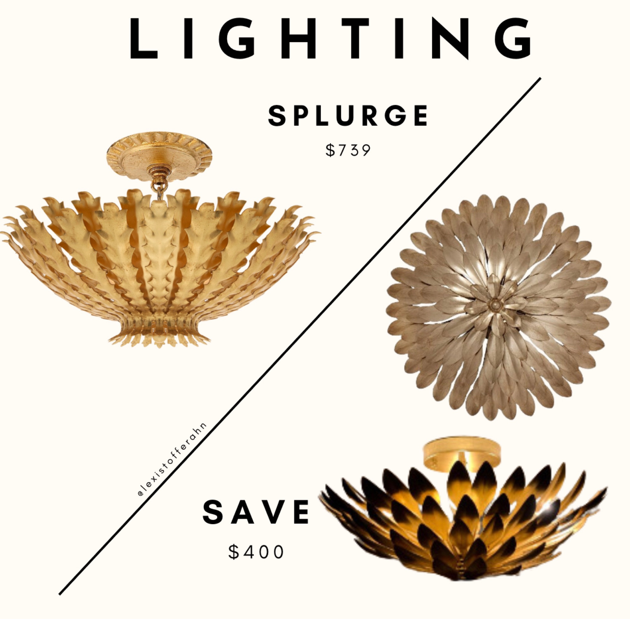 Visual Comfort Hampton Chandelier vs. it’s dupe! Same dimensions for these light fixture. Nice to have a more affordable option! This would be a great hallway light, bathroom, nursery, or bedroom light! I love the gold, but they also have a plaster option! 

#LTKhome #LTKfamily #LTKxPrime