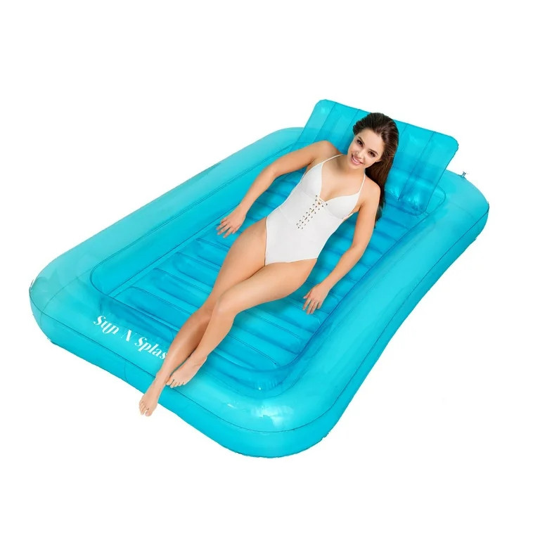 Sun N Splash Blue Oasis Inflatable Tanning Pool for Ages 14+ | Walmart (US)