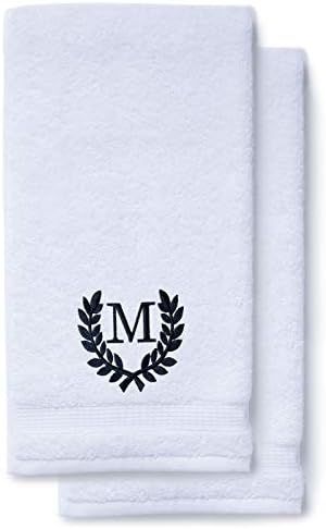 Decorative and Monogrammed Hand Towels for Bathroom Kitchen Makeup | Personalized Gift for Weddin... | Amazon (US)