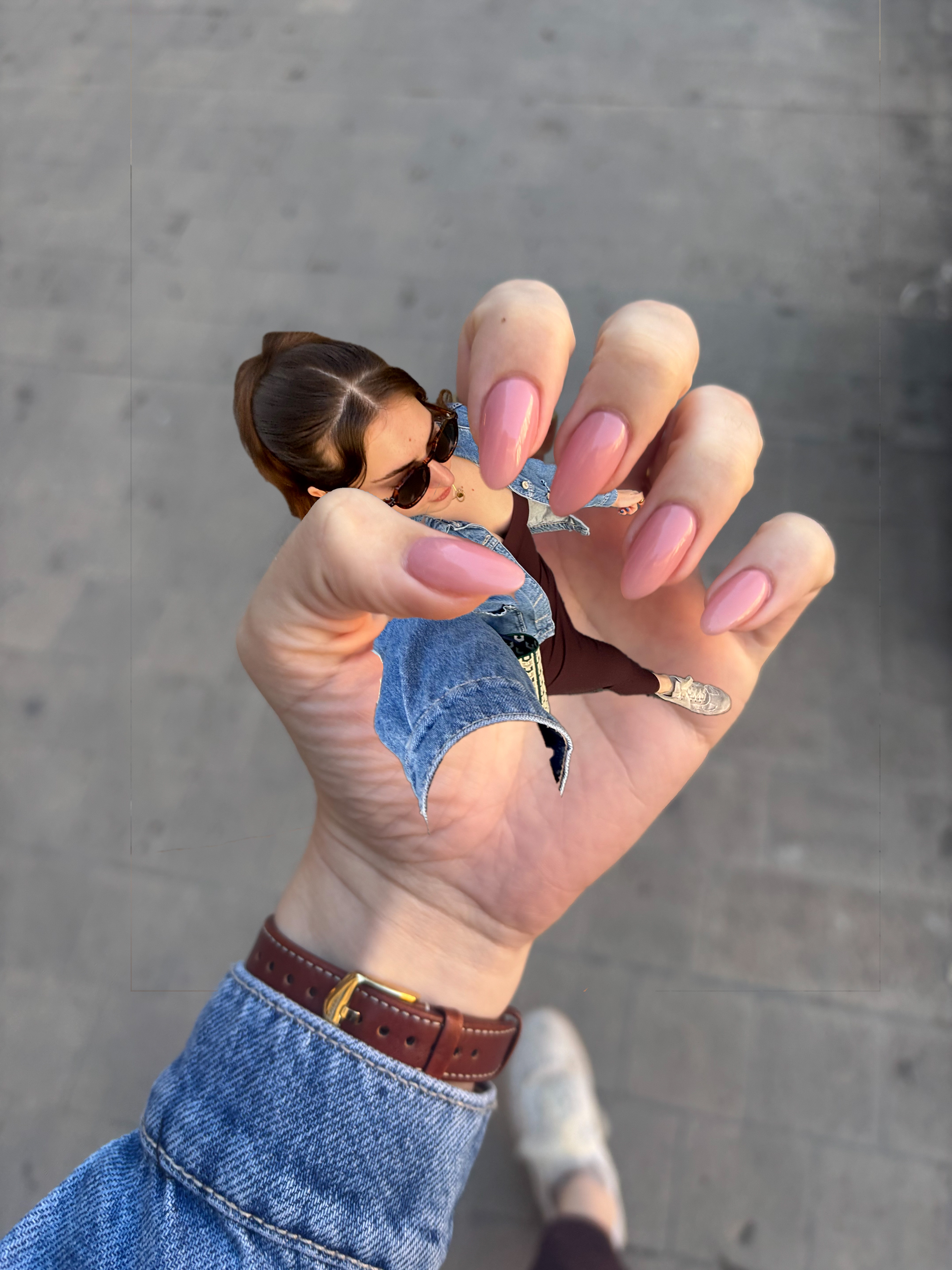 Outfit & Nail Check!
#ootd#nails#babypink 

 #LTKStyleTip #LTKBeauty