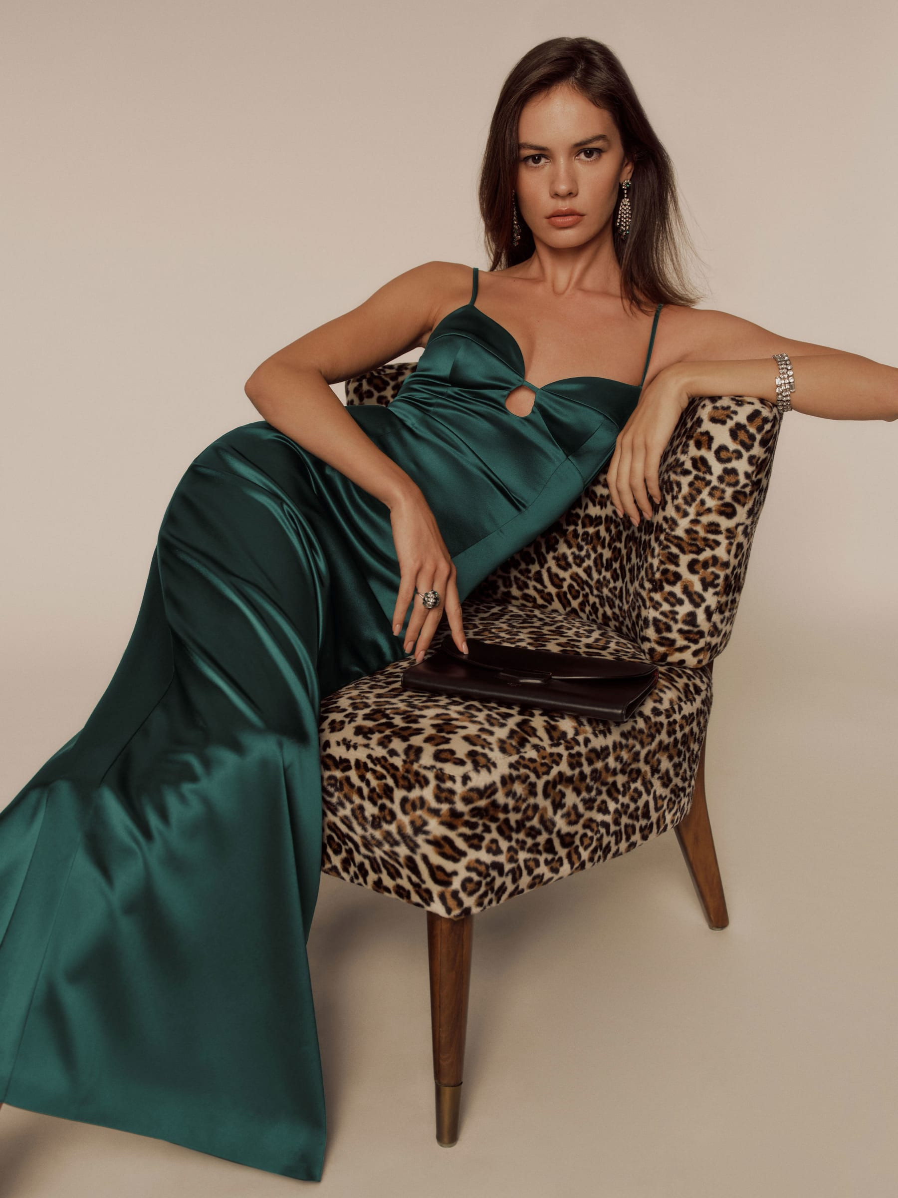 Sathia Satin Dress | Reformation (Global)