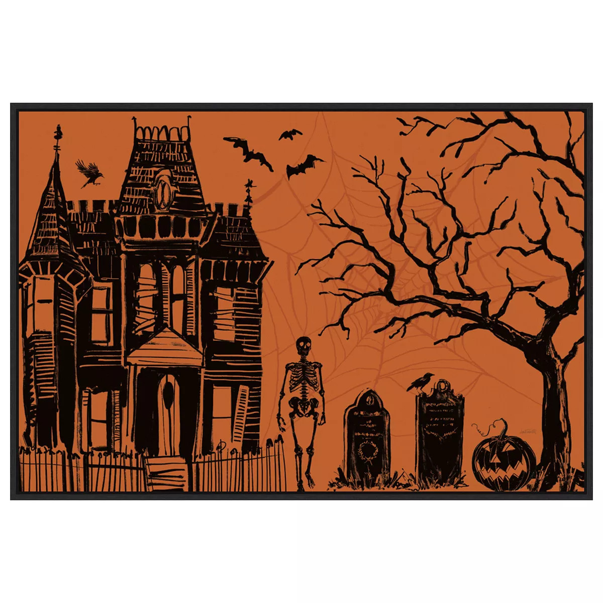 Haunted House I By Anne Tavoletti Framed Canvas Wall Art Print | Kohl's