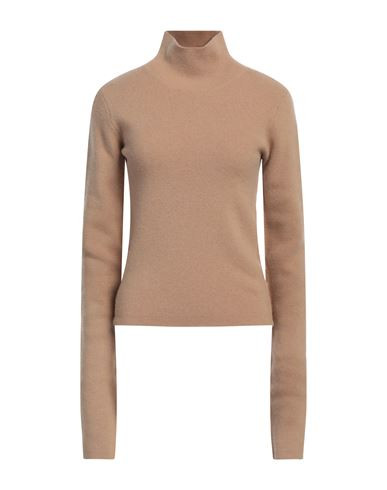 Extreme Cashmere Woman Turtleneck Camel Size ONESIZE Cashmere, Nylon, Elastane | YOOX (US)