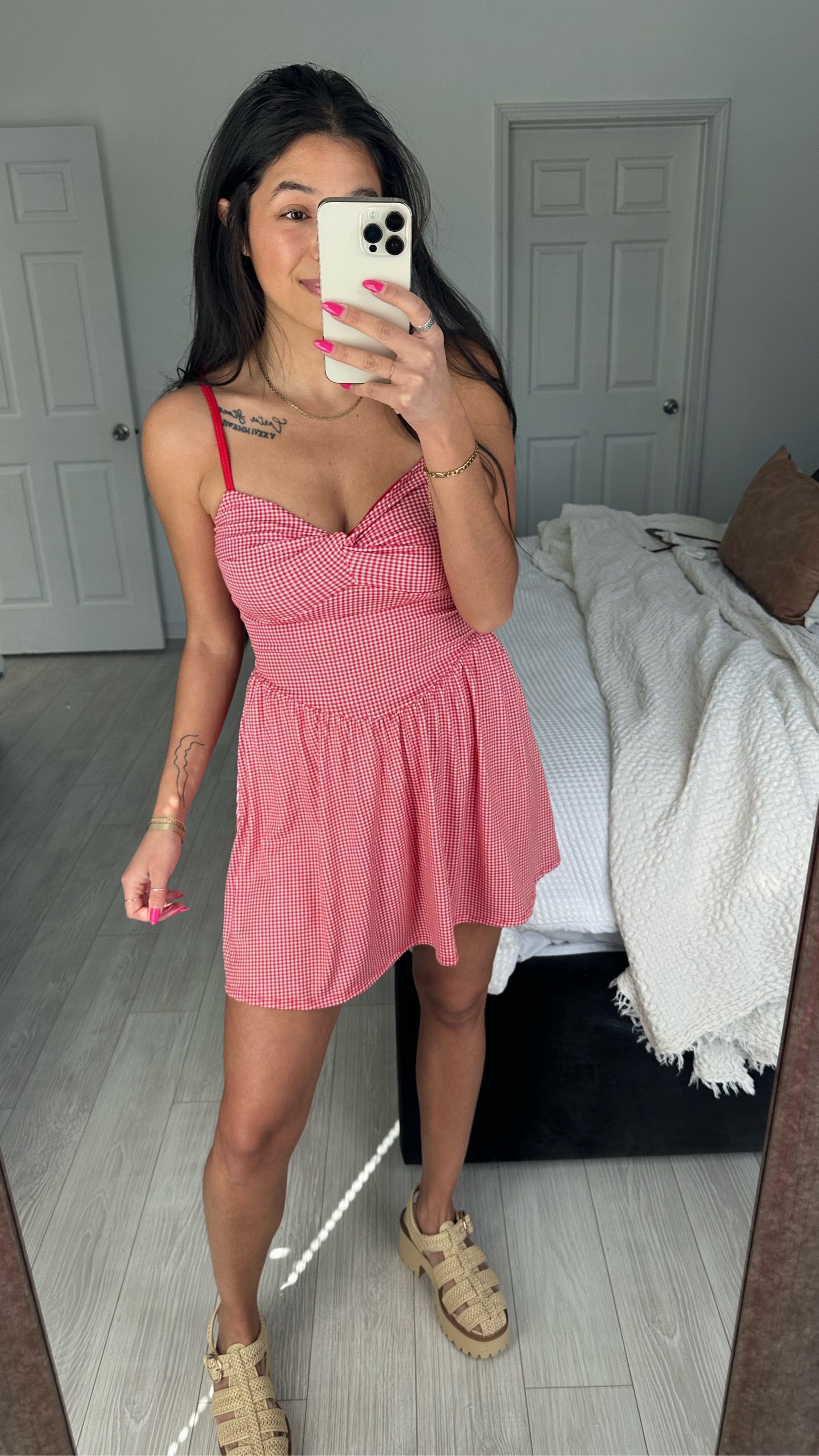 SPRING | DROP WAIST DRESS | GINGHAM PRINT | RED | SUMMER | HOLLISTER

#LTKU #LTKSeasonal #LTKTravel