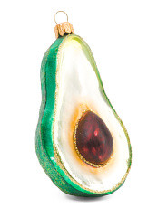 Made In Poland Handcrafted Avocado Glass Ornament | Global Home | Marshalls | Marshalls