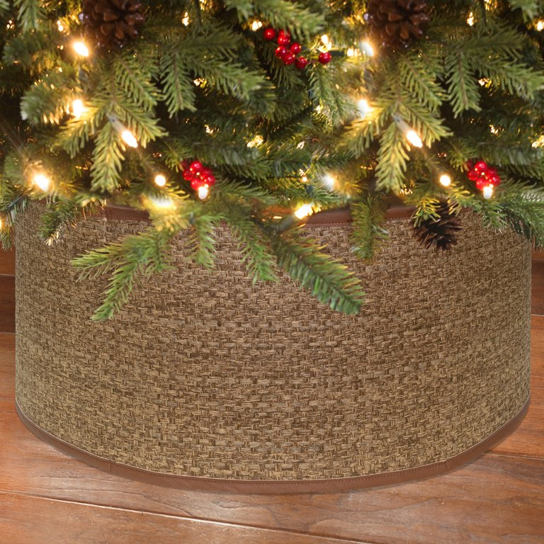 Stand Band Adjustable Tree Stand Collar, Brown, 22"-26", by Holiday Time - Walmart.com | Walmart (US)