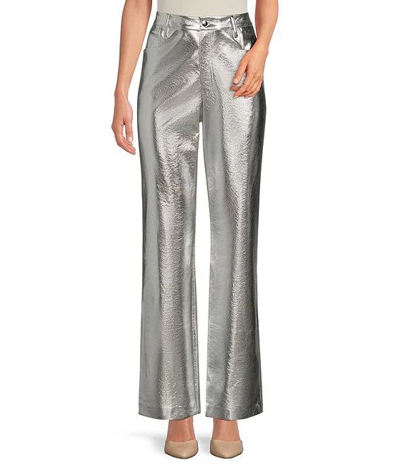 Tatania Metallic Pants | Dillard's