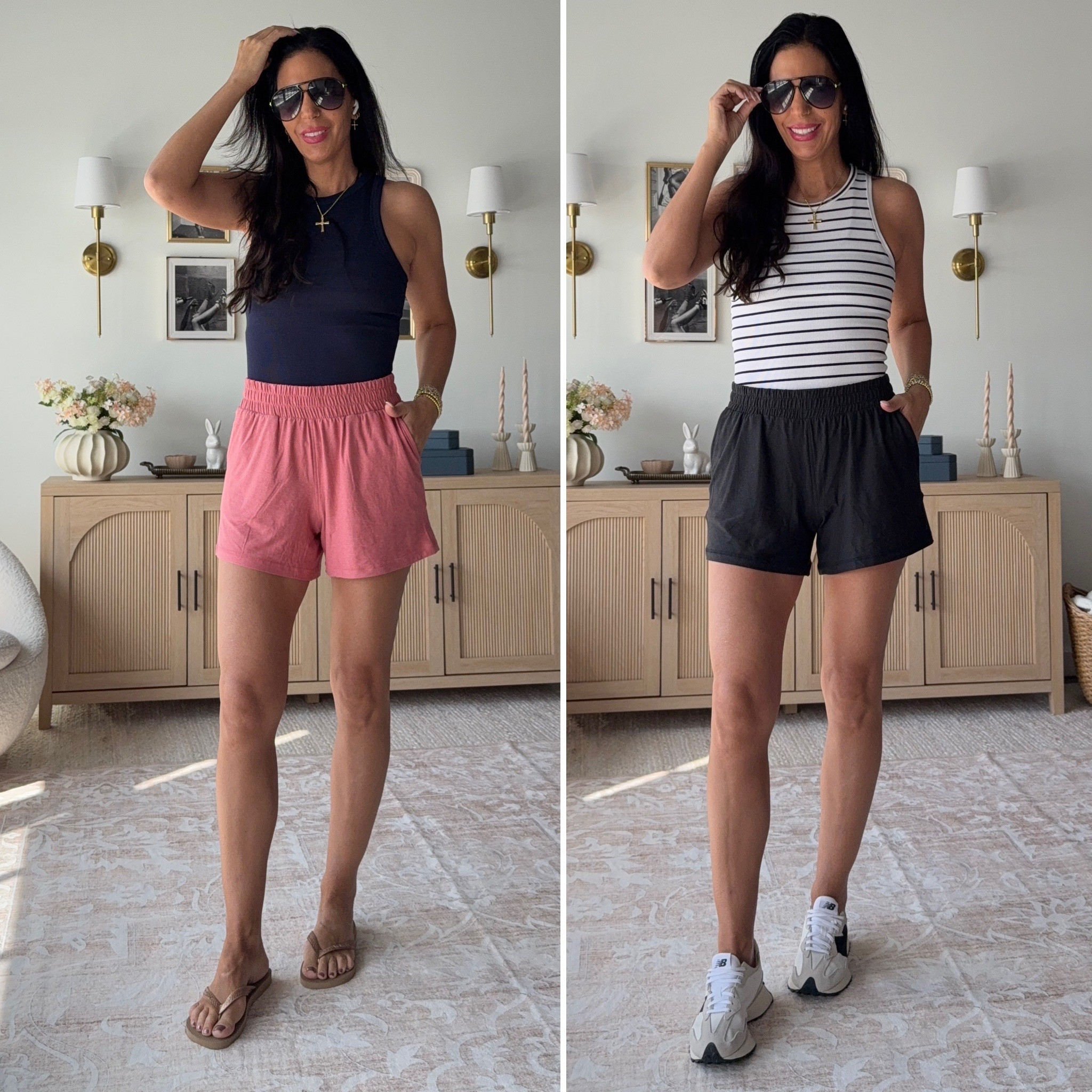 These look for less shorts are everything! Insanely soft and come in a bunch of colors. Wearing a size medium (sized up) 
Tank- size small and under $4 
@walmart #walmartpartner #walmartfashion @walmartfashion 

#LTKSaleAlert #LTKU #LTKFindsUnder50