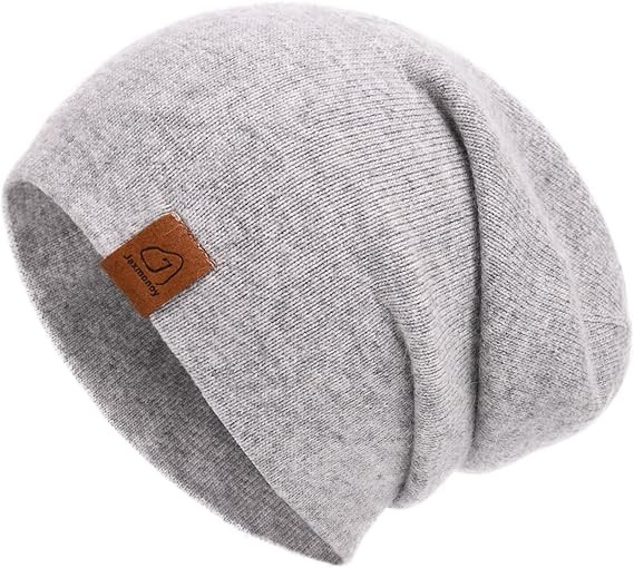 jaxmonoy Slouchy Knit Beanies Winter Hats for Women Men Soft Warm Reversible Slouch Cuffed Skull ... | Amazon (US)