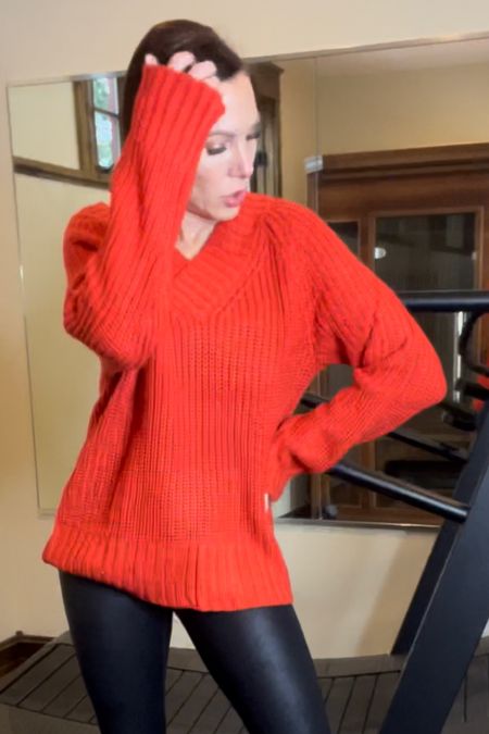 Sweater on major markdown fur under $14 🤯 cones in tons of colors  💙💛💚🧡🤍 I’m wearing a size large for an oversized fit 

#LTKsalealert #LTKstyletip #LTKfit