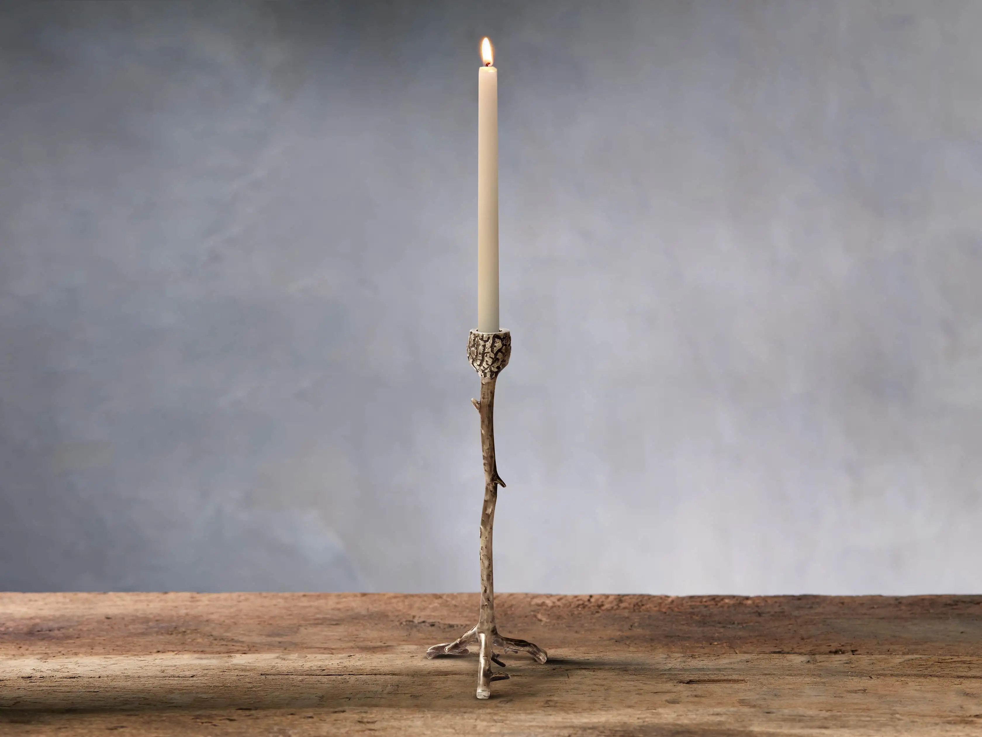 Acadia Gold Taper Holder | Arhaus