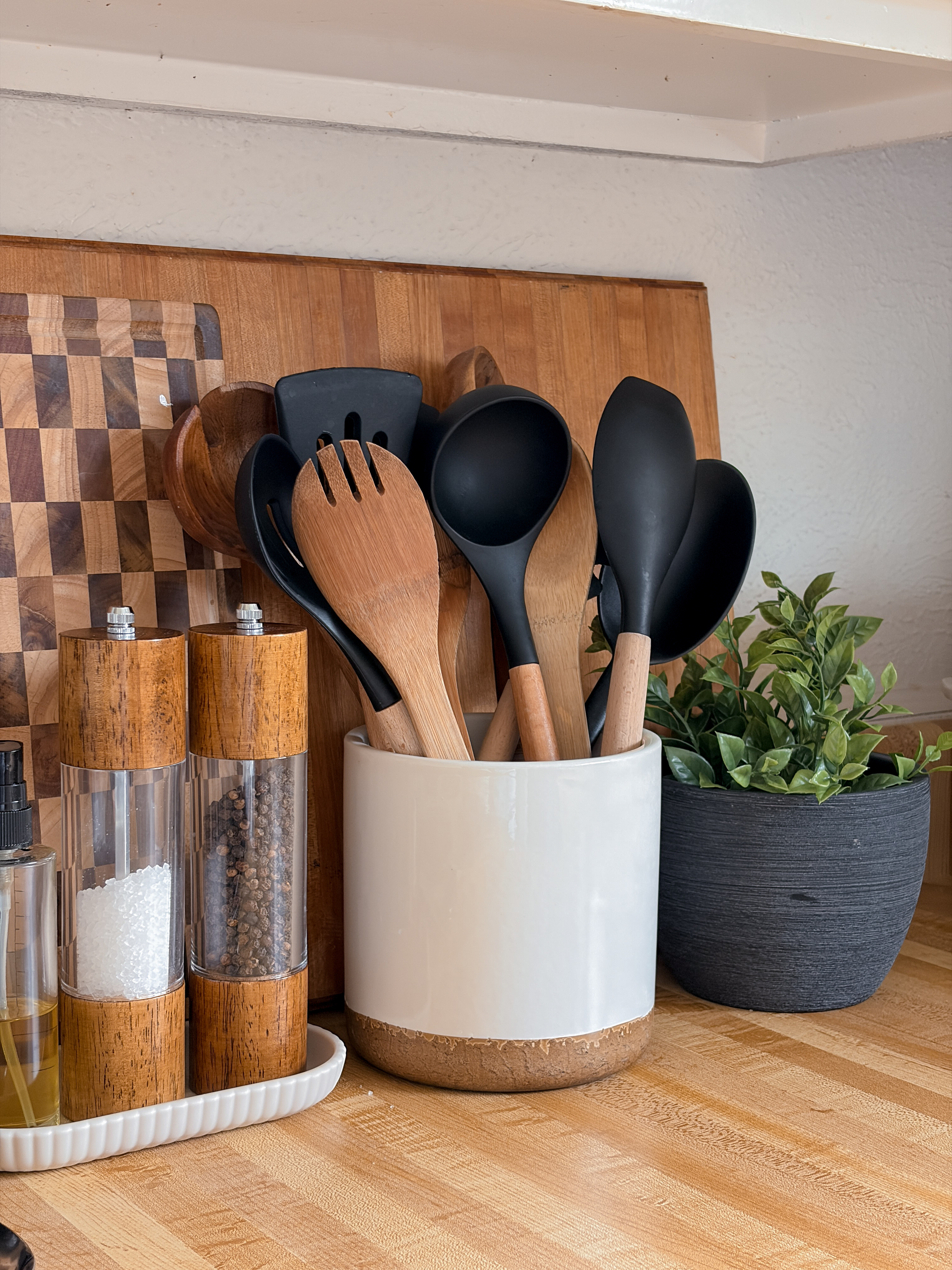 little changes that made being in the kitchen enjoyable again 🪴 kitchen decor, walmart home decor, amazon home decor, home decor finds, kitchen decor ideas, kitchen decor inspo, salt and pepper grinder set, ceramic vases, cooking utensils, cutting boards, trendy home decor, neutral home decor, neutral home aesthetic, kitchen decorating vlog, decorating my kitchen, kitchen refresh ideas, kitchen makeover on a budget, kitchen decor styling, cozy kitchen decor, kitchen aesthetic update, decorate with me kitchen, countertop styling ideas, kitchen shelf decor, coffee station decor, neutral kitchen accessories, seasonal kitchen decor, kitchen organization decor, small kitchen decorating ideas, cozy home vibes, neutral home aesthetic, warm minimal kitchen, pinterest kitchen inspo, soft homemaking content, realistic home styling, everyday home decor, homemaker vlog, home reset routine, decorating vlog, weekend home project, home refresh content, aesthetic home updates, kitchen decor pinterest, cozy kitchen inspiration, decorate with me video, home styling ideas, neutral kitchen inspo board  

 #LTKSpringSale #LTKdayinmylife #LTKvlog