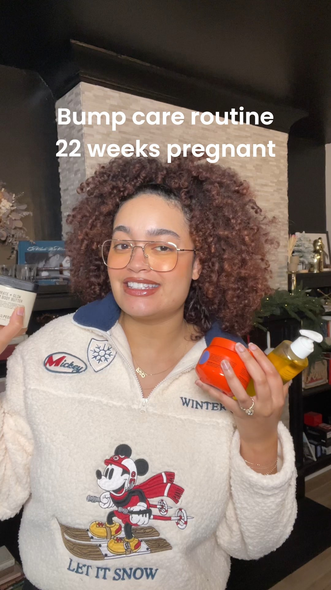 My low maintenance bump care routine. Moisturized skin, stretch marks, bump check, pregnant, first pregnancy

#LTKBump #LTKBeauty #LTKBaby