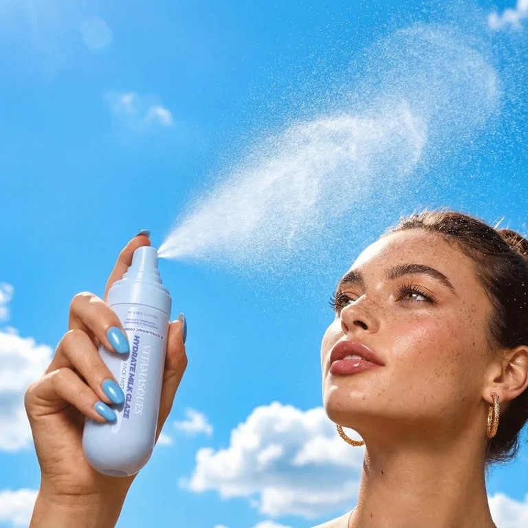 Vitamasques Hydrate Milk Glaze Face Mist, 3.38 fl oz | Walmart (US)