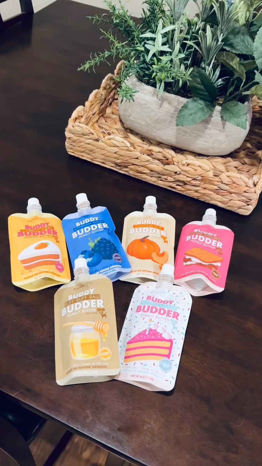 I’m sure this will be a shocker to many of you, but Piper is spoiled. Like very spoiled. I’m having a hard time getting her to eat her powder supplements, so I got this variety pack of dog-safe peanut butter to try mixing with it. She loves this stuff on its own, but not so much when I sneak in the supplements. Little stinker! 

 