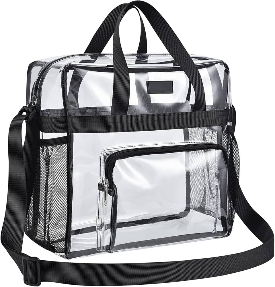 Bagenius Clear Bag Stadium Approved 12×6×12 Clear bag for Stadium Events Sports Concert Festiva... | Amazon (US)