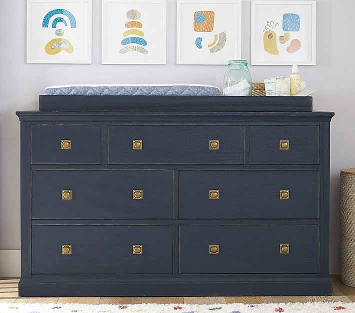 Charlie Extra Wide Dresser & Topper Set | Pottery Barn Kids