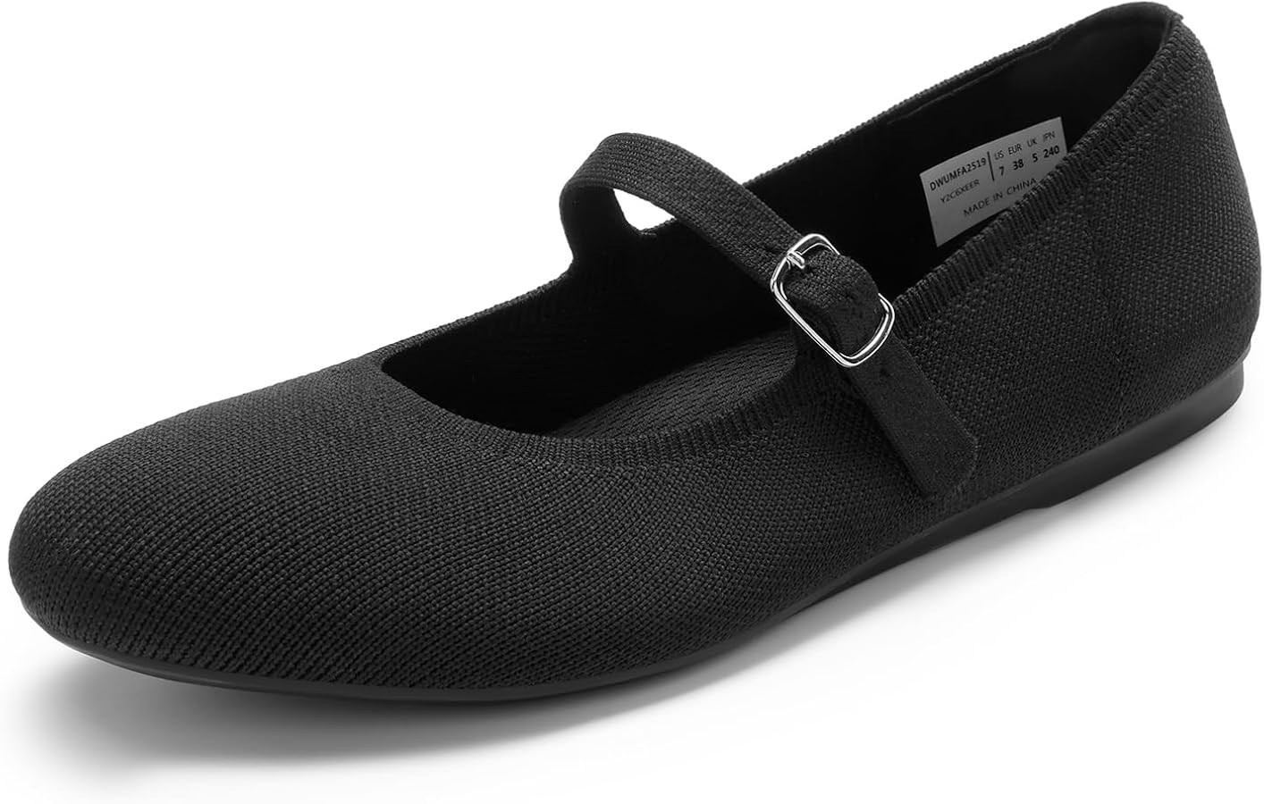 DREAM PAIRS Women's Mary Jane Ballet Flat Shoes Dressy Foldable Knit Flats with Arch Support Comf... | Amazon (US)