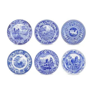 Spode Set of 6 Blue Room Plates | Bed Bath & Beyond