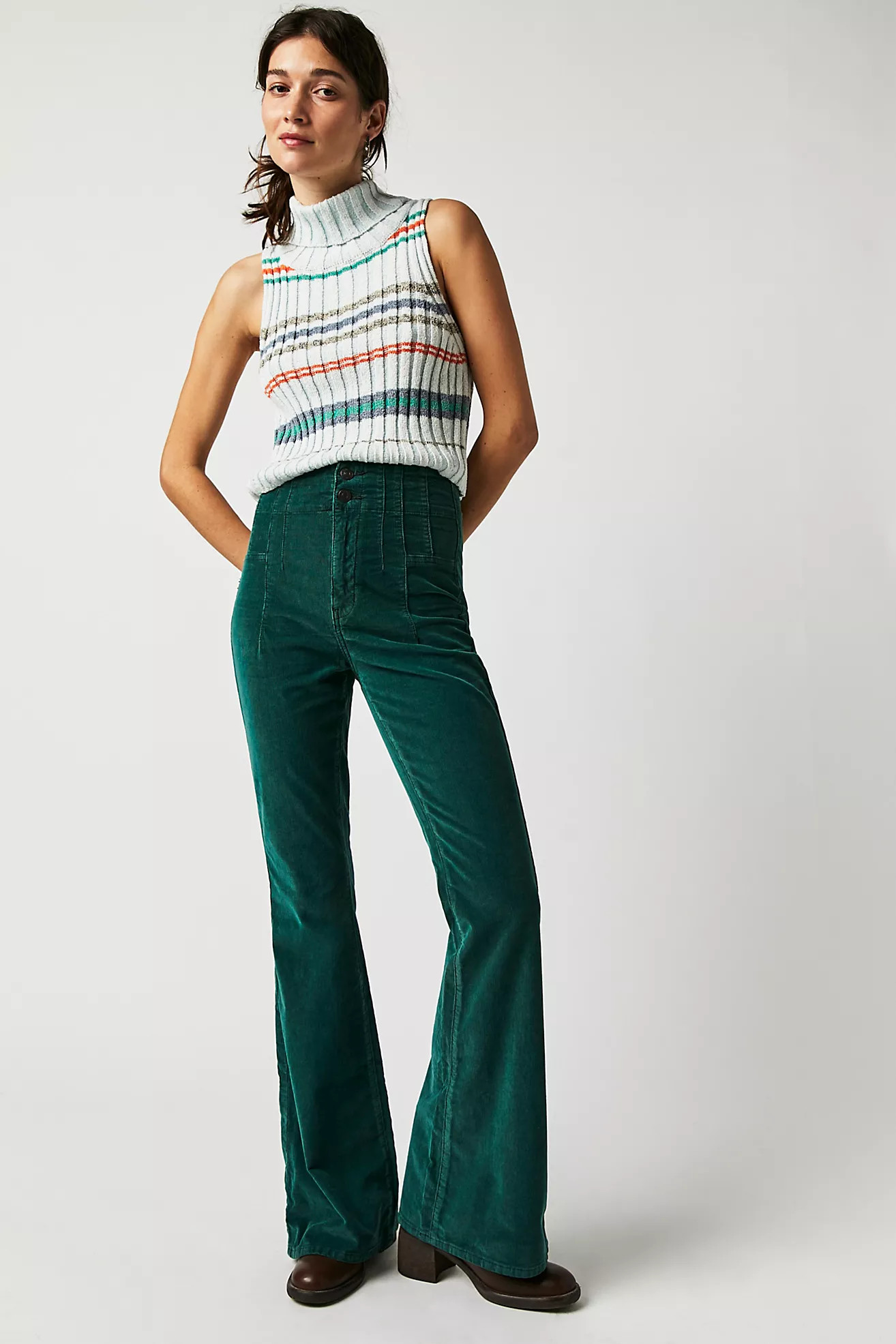 Jayde Cord Flare Jeans | Free People (Global - UK&FR Excluded)