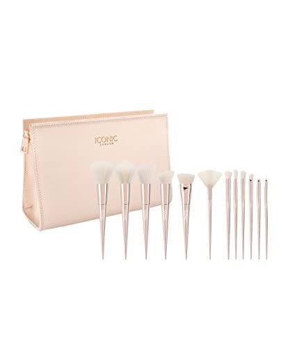 ICONIC London Ultimate Brush Set - Mother's Day Gift Set - 12 Super Luxe Pearl Gold Brushes | Amazon (US)