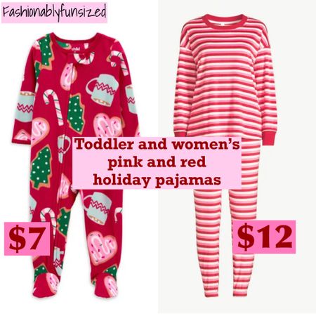 Pink and red holiday pajamas/pajamas on sale

#LTKHoliday #LTKGiftGuide #LTKSeasonal