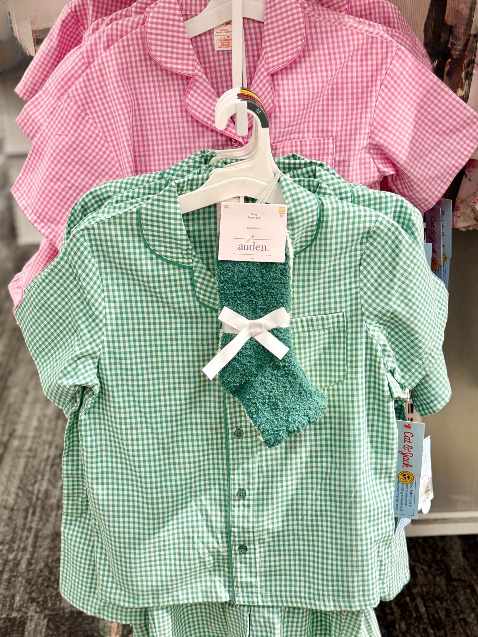 Cute gingham jammies set 🎀💚💗 Mommy & Me styles for Mother’s Day 🌷

#LTKmomlife #LTKKids