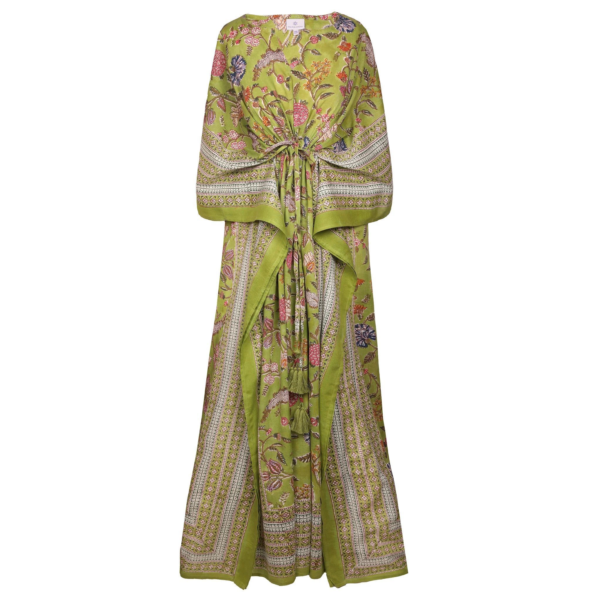 Key Lime Beauty Maxi Kaftan Dress | Pax Philomena