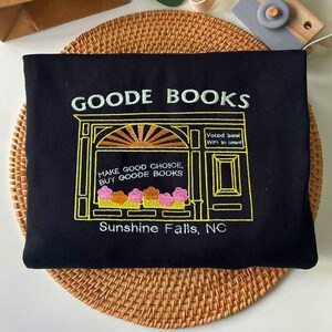Goode Book Embroidered Crewneck Sunshine Falls Book Lover - Etsy | Etsy (US)