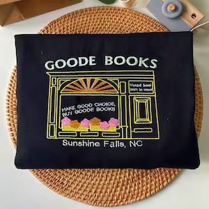 Goode Book Embroidered Crewneck Sunshine Falls Book Lover - Etsy | Etsy (US)