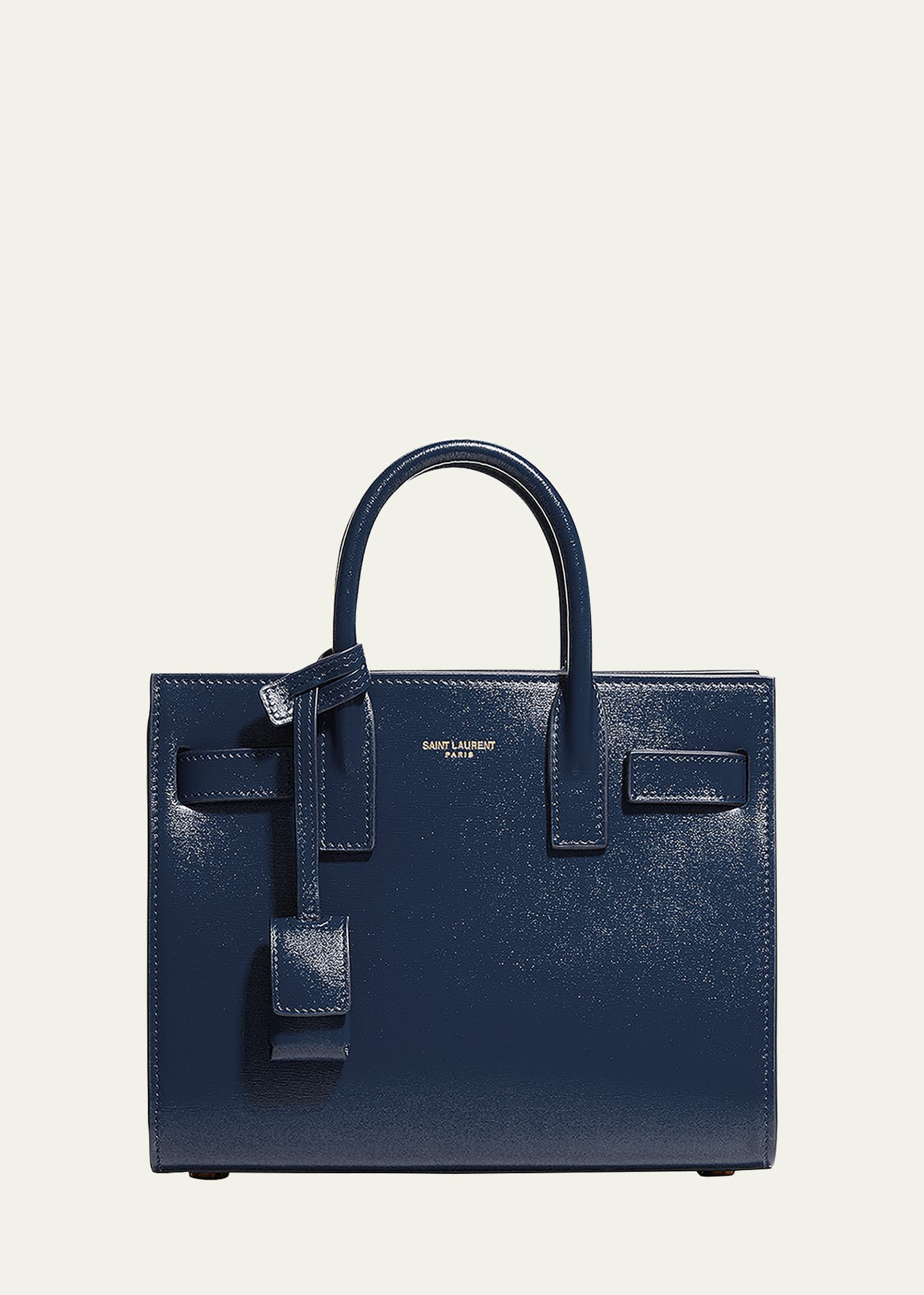 Saint Laurent Sac de Jour Nano Shiny Leather Satchel Bag | Bergdorf Goodman
