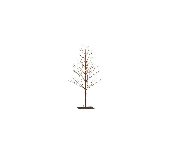 Pre-Lit Twinkling Twig Trees | Pottery Barn (US)