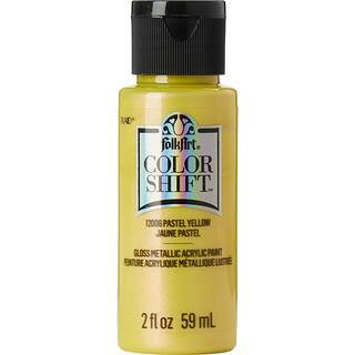 FolkArt® Color Shift™ Gloss Finish Metallic Acrylic Paint By Folk Art in Pastel Yellow | 2 fl oz | Michaels® | Michaels Stores