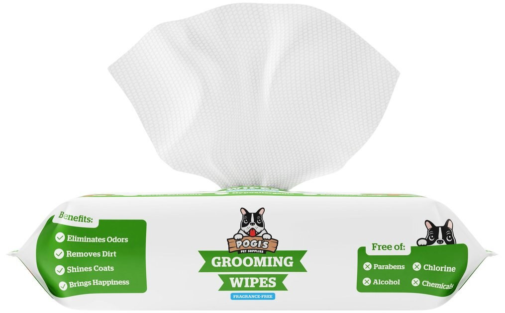 POGI'S PET SUPPLIES Deodorizing Wipes for Dogs & Cats, 100 count - Chewy.com | Chewy.com