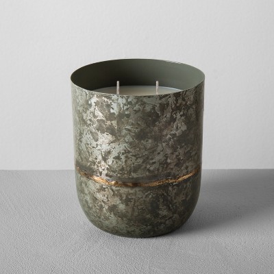25oz Galvanized Container Candle Sugared Birch - Hearth & Hand™ with Magnolia | Target