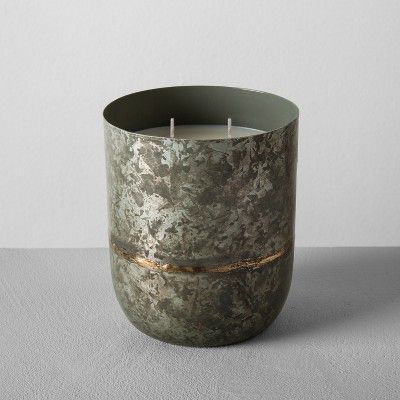 25oz Galvanized Container Candle Sugared Birch - Hearth & Hand™ with Magnolia | Target