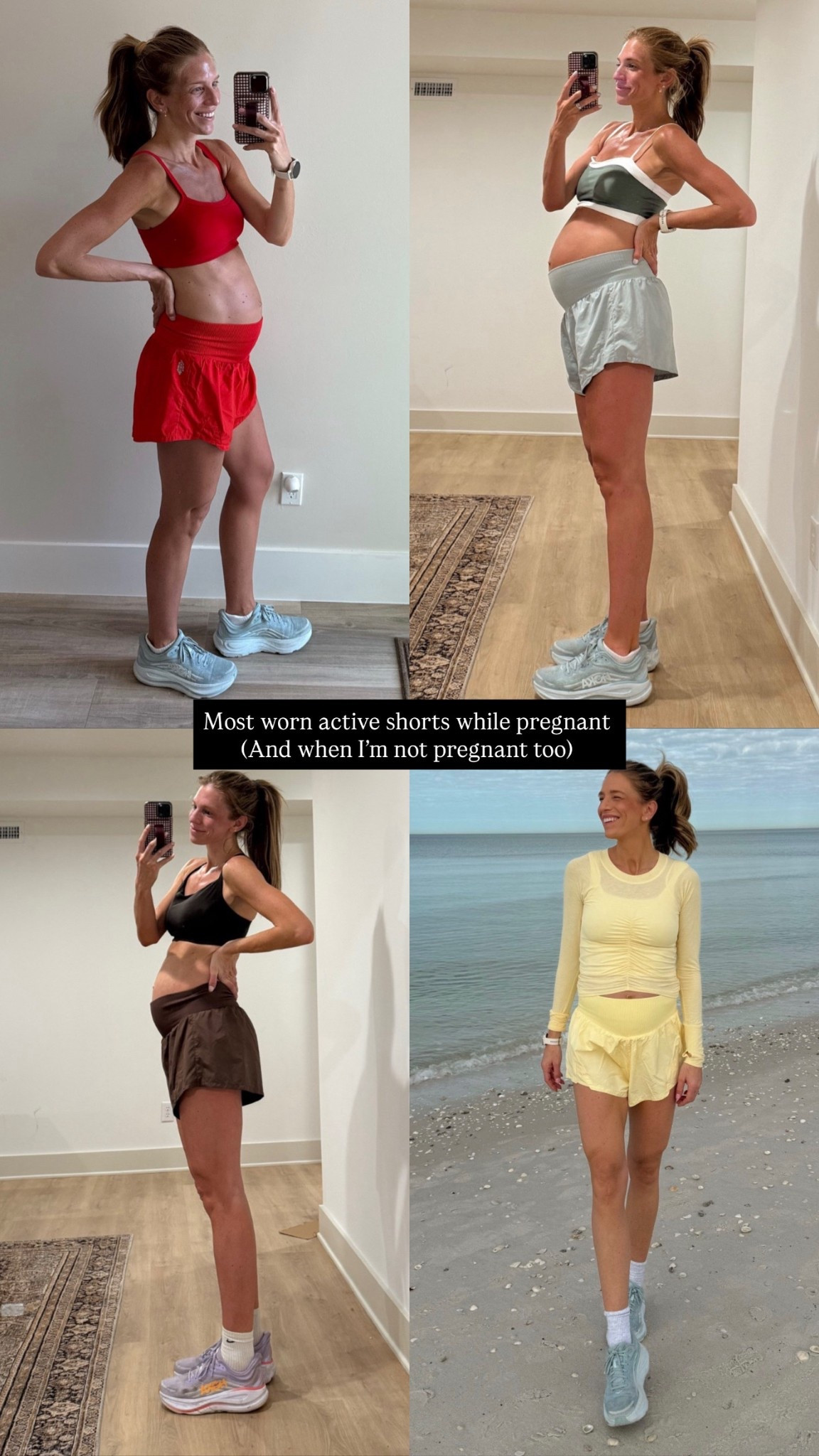 Wore two of my favorite Wearing my usual medium in both top and bottoms. These fp movement shorts are super bump friendly and have so much stretch I don’t need to size up and arent restricting 





Free people, activewear, running gear, running shorts, running shoes, hoka shoes

#LTKfitnessgoals #LTKmorningroutine #LTKActive