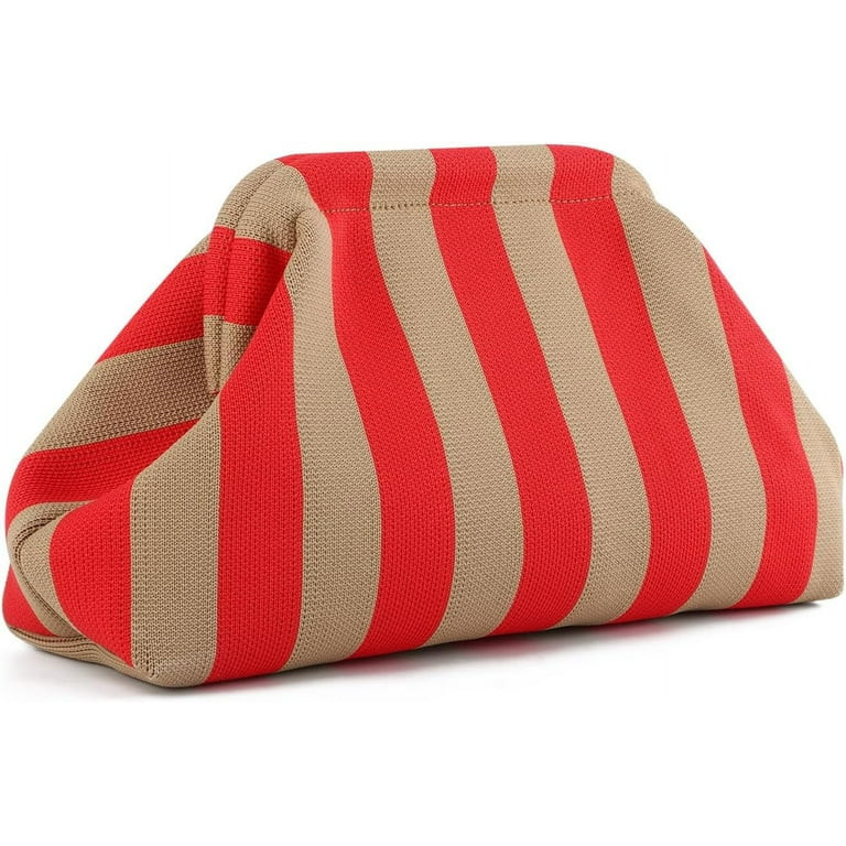 Summer Beach Clutch Purses for Women Woven Crochet Handbags Dumpling Clutch Ruched Cloud Purse Ca... | Walmart (US)