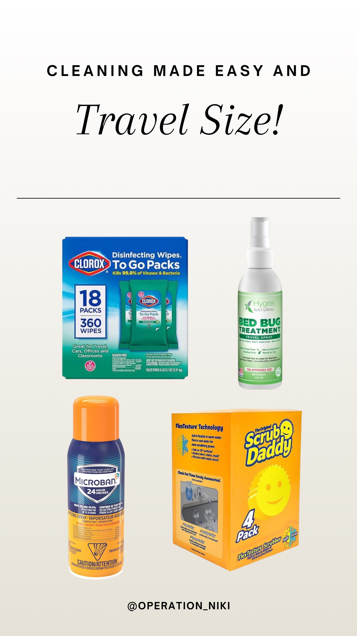 I never have to worry about over packing with cleaning products because they’re the perfect travel size! ✈️

Follow for more @OPERATION_NIKI on IG, TikTok, & Facebook

sahm, mom essentials, packing, vacation must haves, packing tips, vacation inspo, travel outfit, traveling, carry on bags, perfume container, summer outfit, summer vacation, summer dress, wedding guest dress

#LTKSummerSales #LTKTravel #LTKFindsUnder50